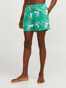 Jack & Jones Regular Fit Swim short -Green Bee - 12253230