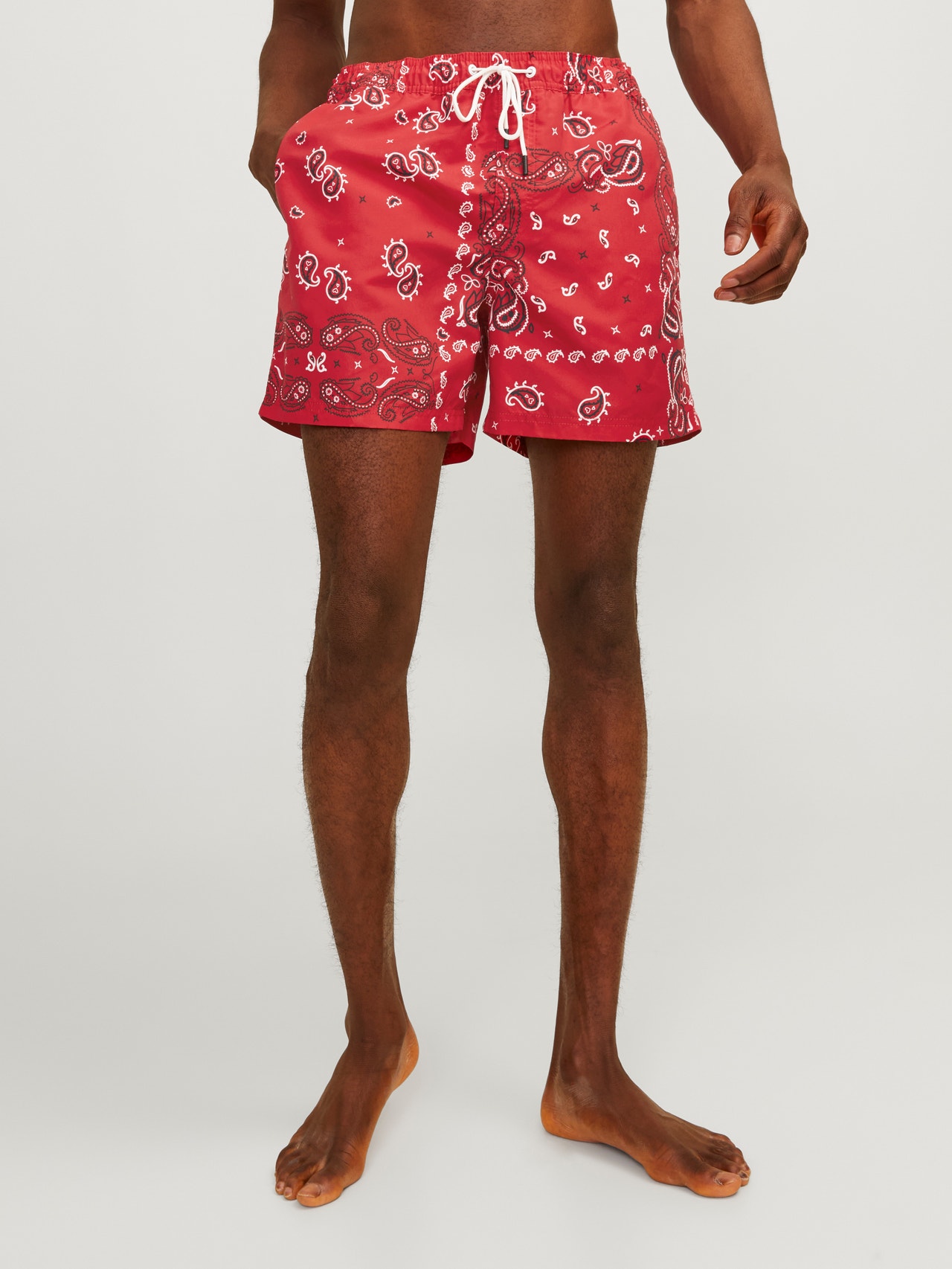 Jack & Jones Regular Fit Badehose -True Red - 12253245