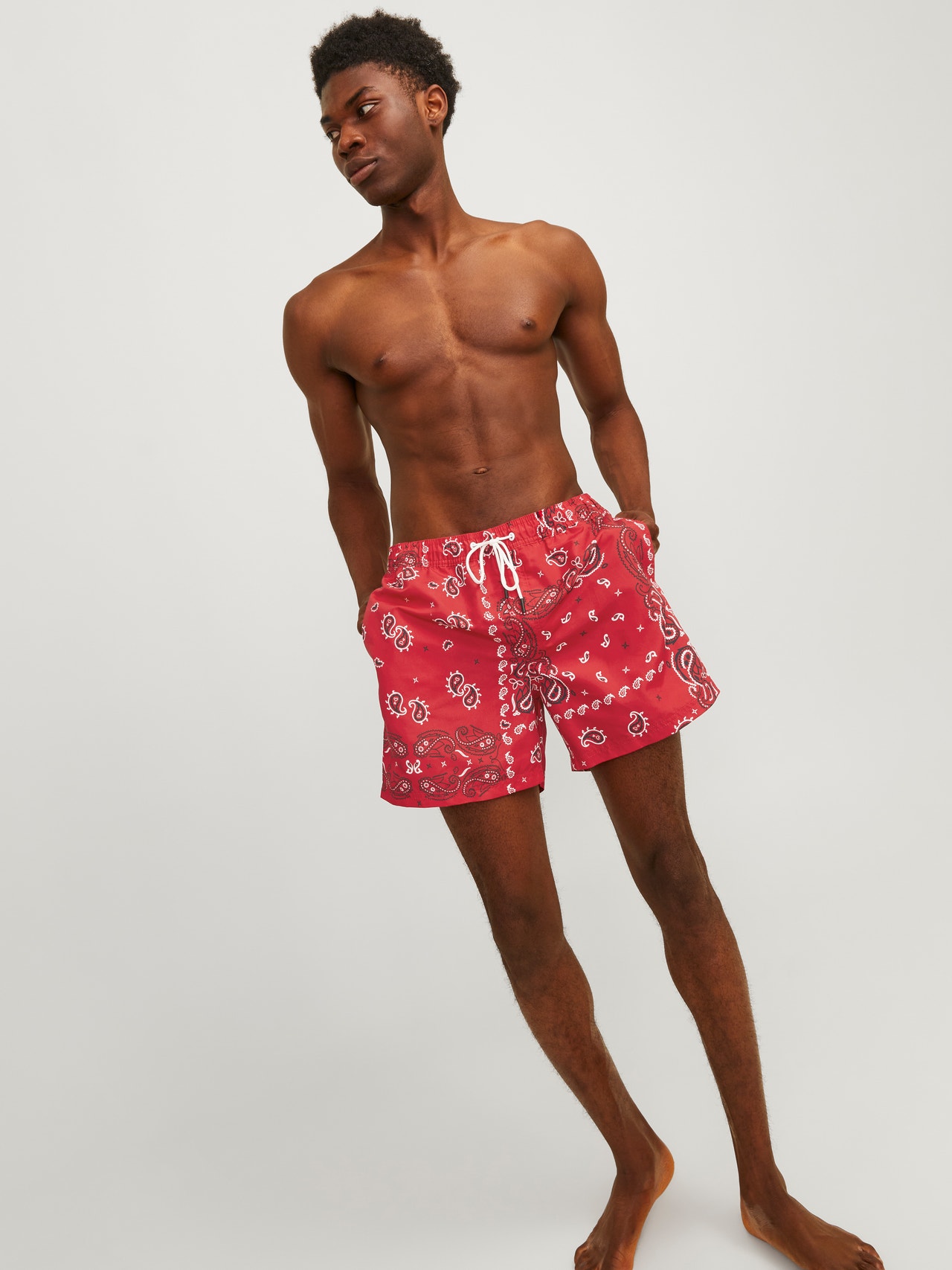 Jack & Jones Regular Fit Badehose -True Red - 12253245