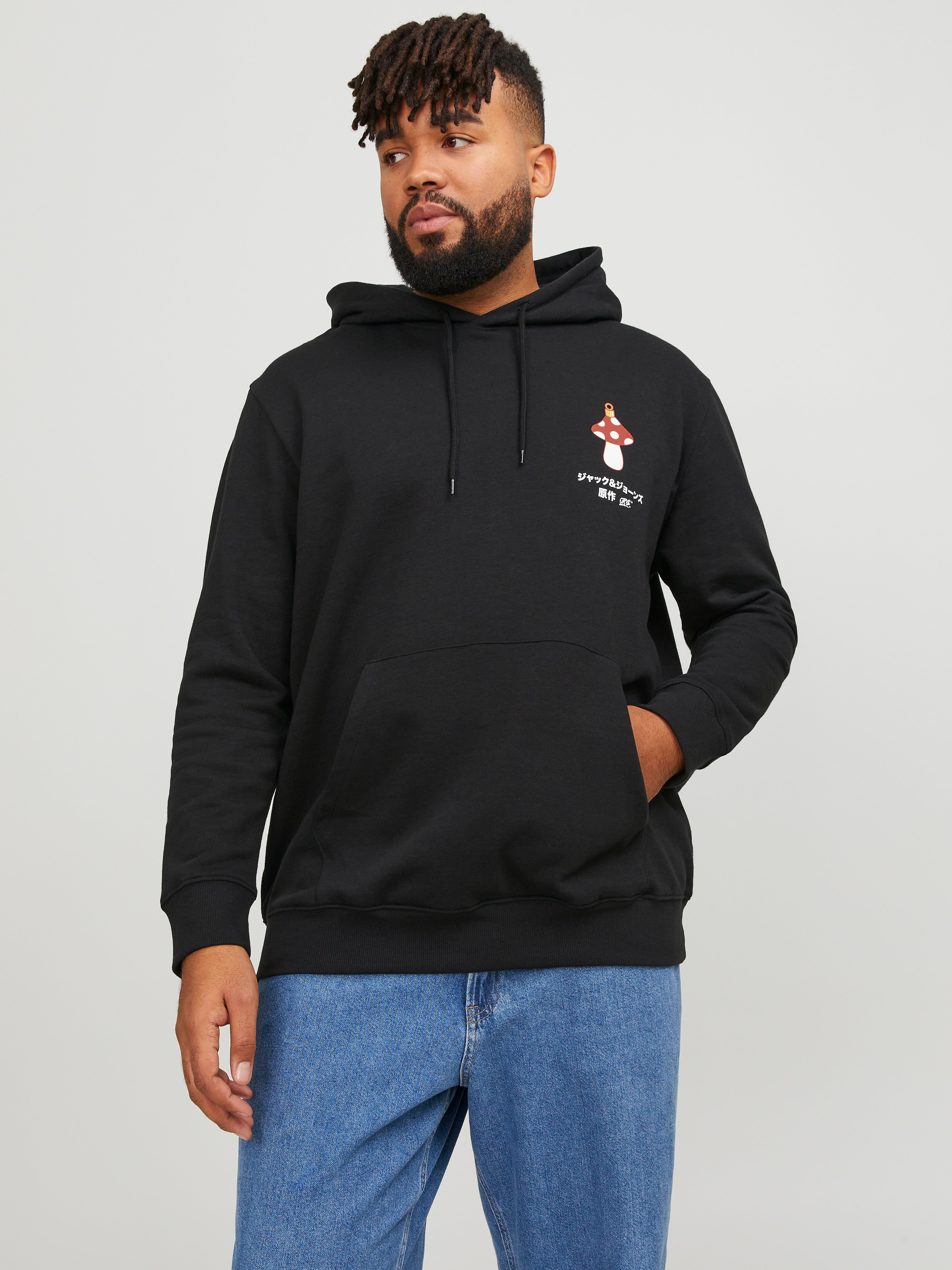 Plus Size Sweat À Capuche X-mas - Jack & Jones - Modalova