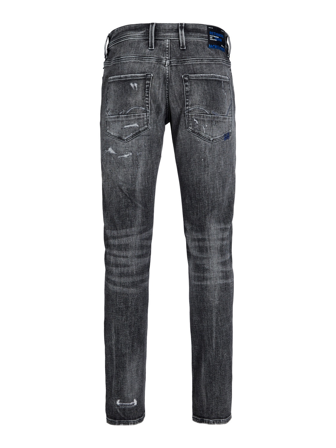 Jack & Jones JJIGLENN JJBLAIR GE 402 Jeans Slim Fit -Grey Denim - 12253298