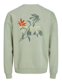 Jack & Jones Gedruckt Sweatshirt mit Rundhals -Desert Sage - 12253369