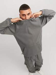 Jack & Jones Printed Hoodie -Gargoyle - 12253372