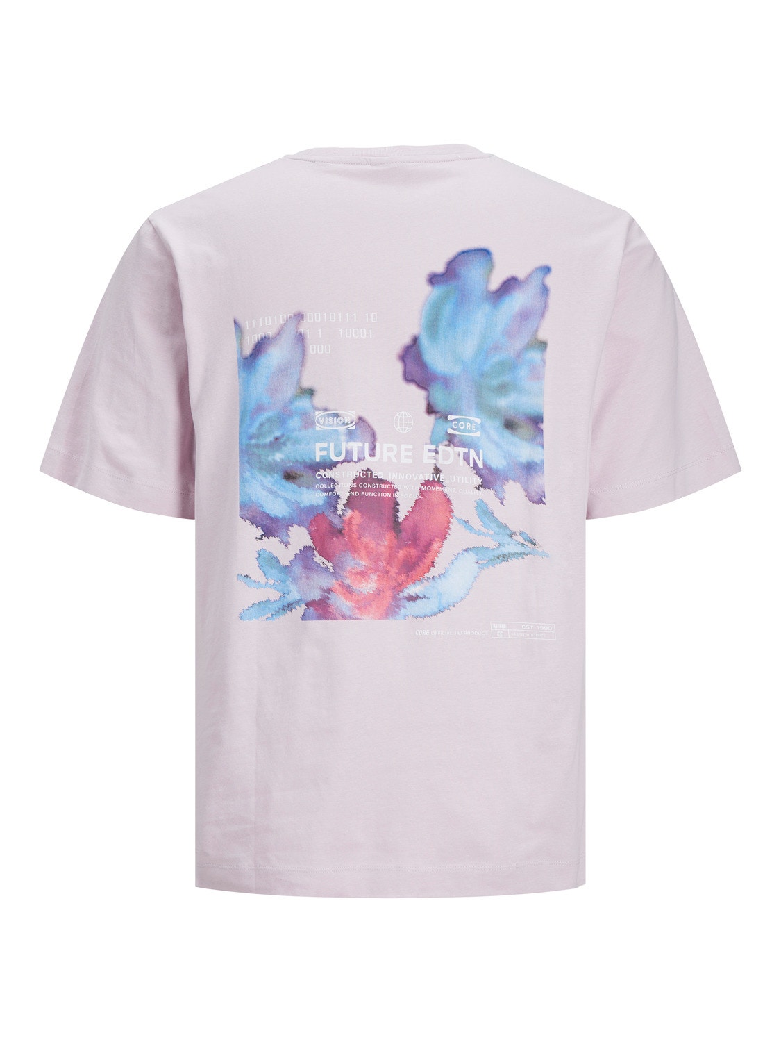 Jack & Jones Printet Crew neck T-shirt -Winsome Orchid - 12253378