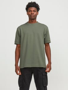 Jack & Jones Plain Crew neck T-shirt -Agave Green - 12253379