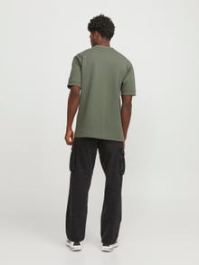 Jack & Jones Plain Crew neck T-shirt -Agave Green - 12253379