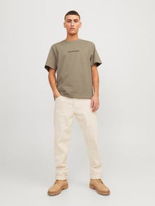 Jack & Jones RDD Καλοκαιρινό μπλουζάκι -Greige - 12253392