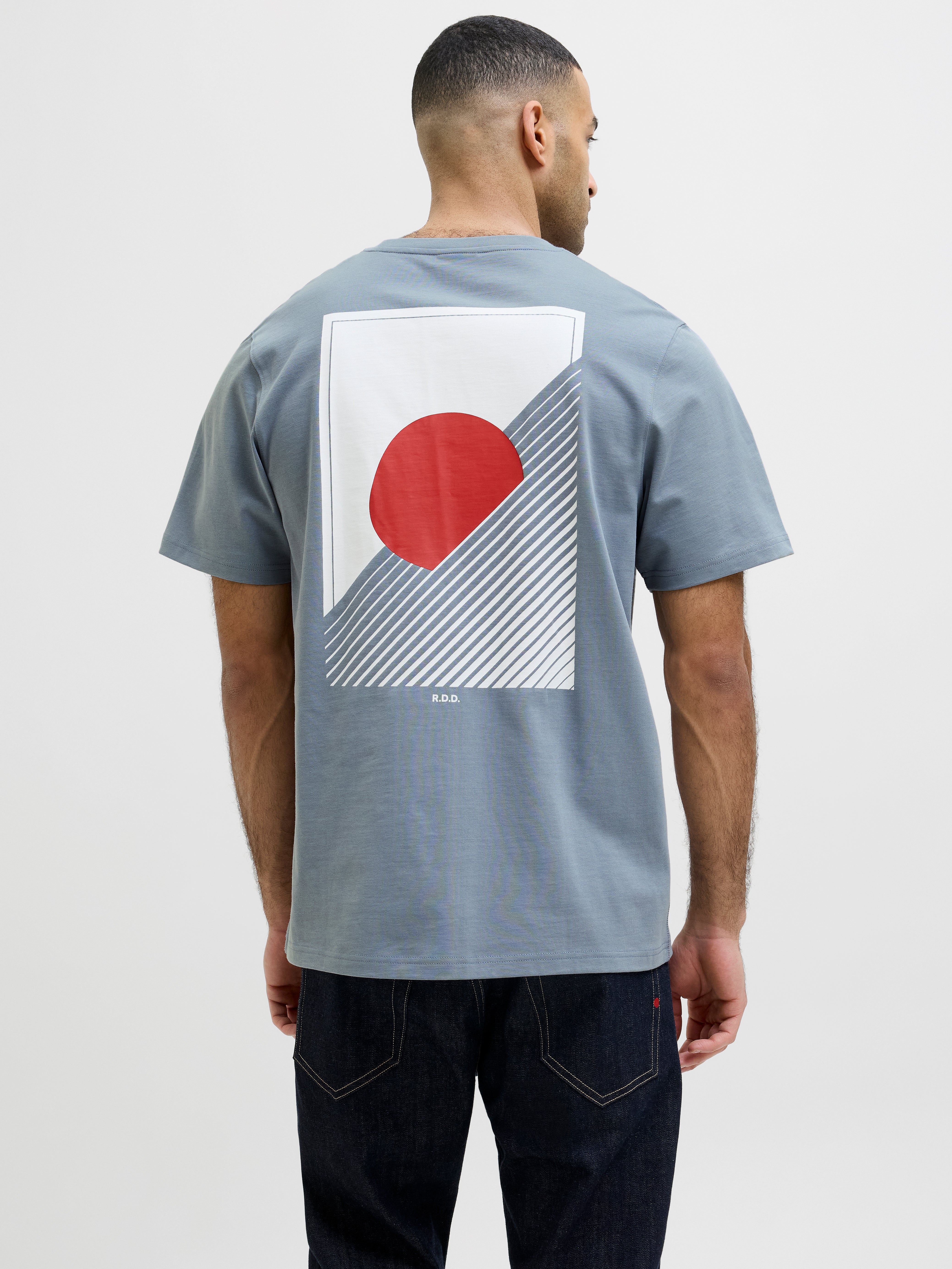 T-shirt Imprimé Col Rond - Jack & Jones - Modalova