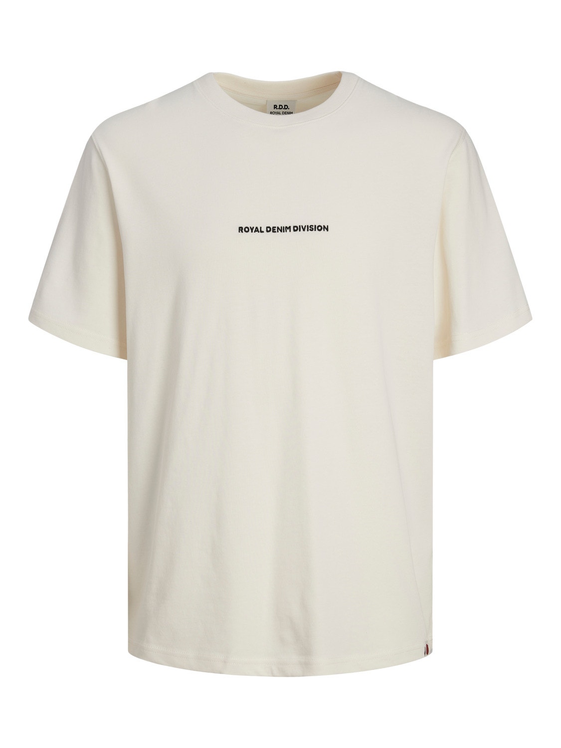 Jack & Jones RDD Printed Crew neck T-shirt -Egret - 12253392