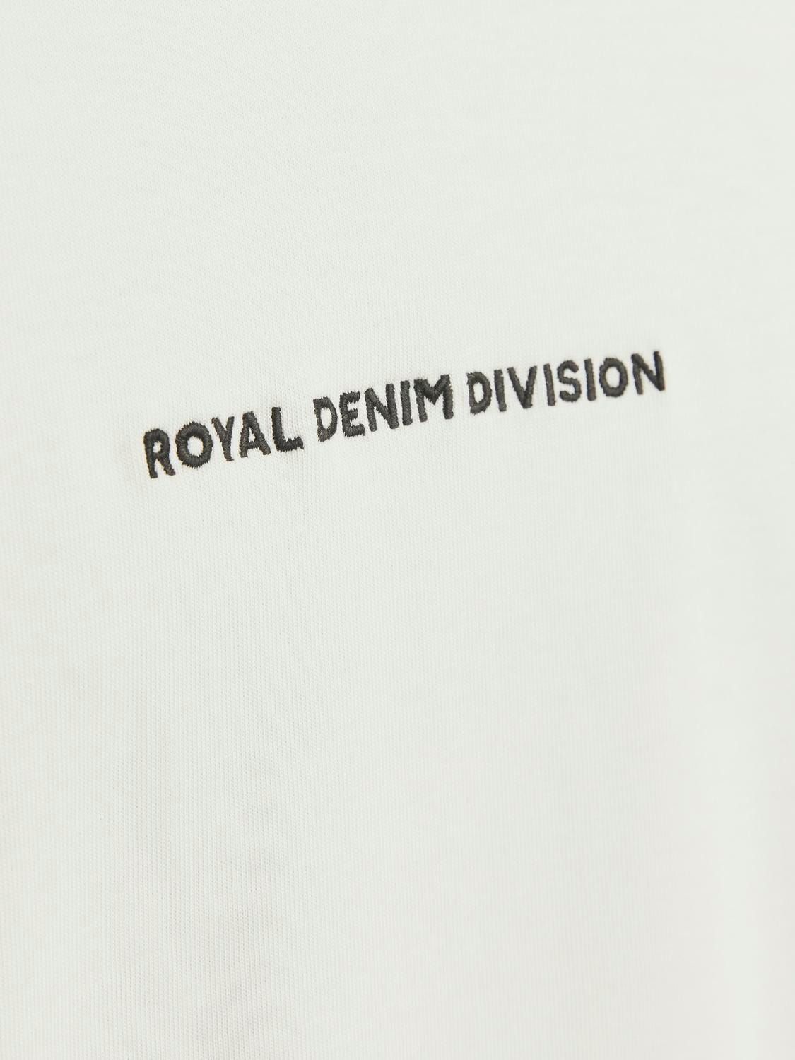 Jack & Jones RDD T-shirt Imprimé Col rond -Egret - 12253392