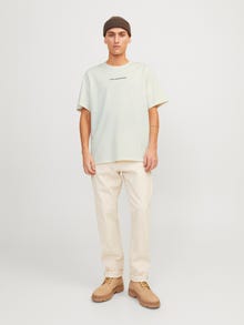 R.D.D. ROYAL DENIM DIVISION RDD Spausdintas raštas Apskritas kaklas Marškinėliai -Egret - 12253394