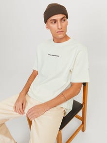R.D.D. ROYAL DENIM DIVISION RDD Spausdintas raštas Apskritas kaklas Marškinėliai -Egret - 12253394