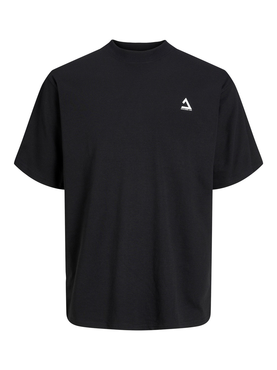 Jack & Jones Printed Crew neck T-shirt -Black - 12253435