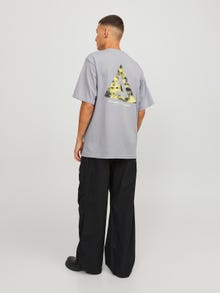 Jack & Jones Nadruk Okrągły dekolt T-shirt -High-rise - 12253435
