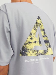 Jack & Jones T-shirt Stampato Girocollo -High-rise - 12253435