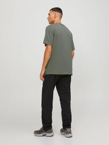 Jack & Jones Logo Kruhový výstřih Tričko -Agave Green - 12253442