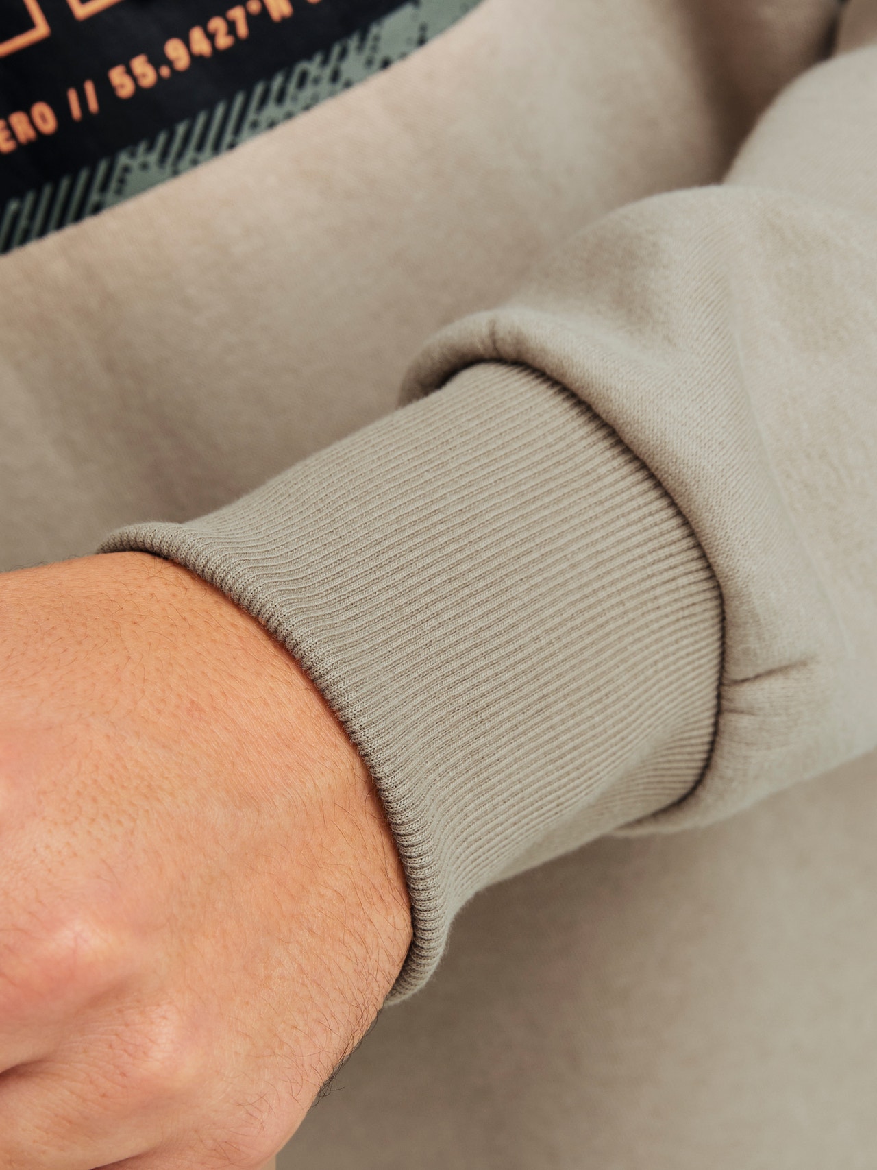 Jack and jones hoodie beige Clearance