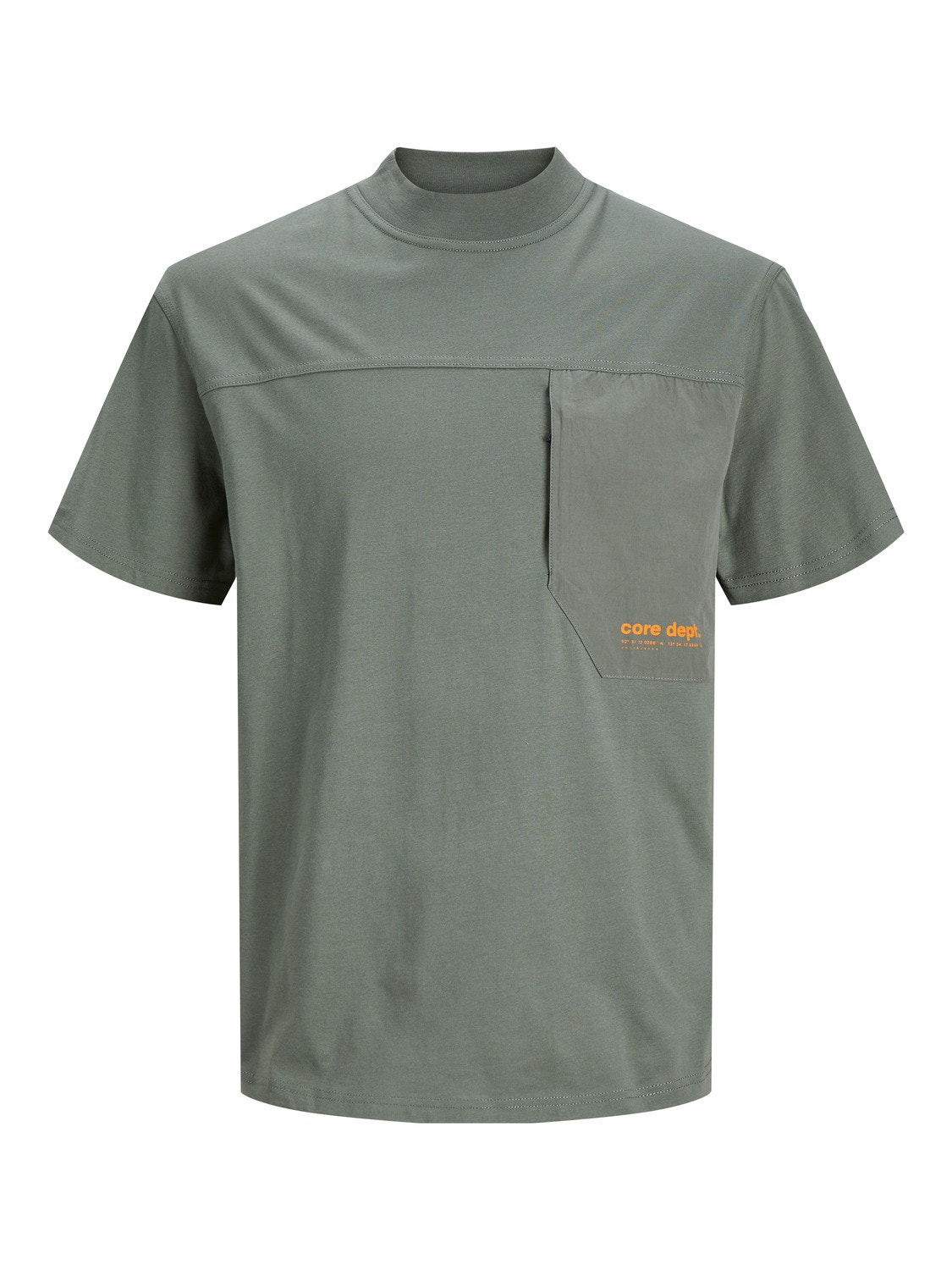 Jack & Jones Printed Crew neck T-shirt -Agave Green - 12253457