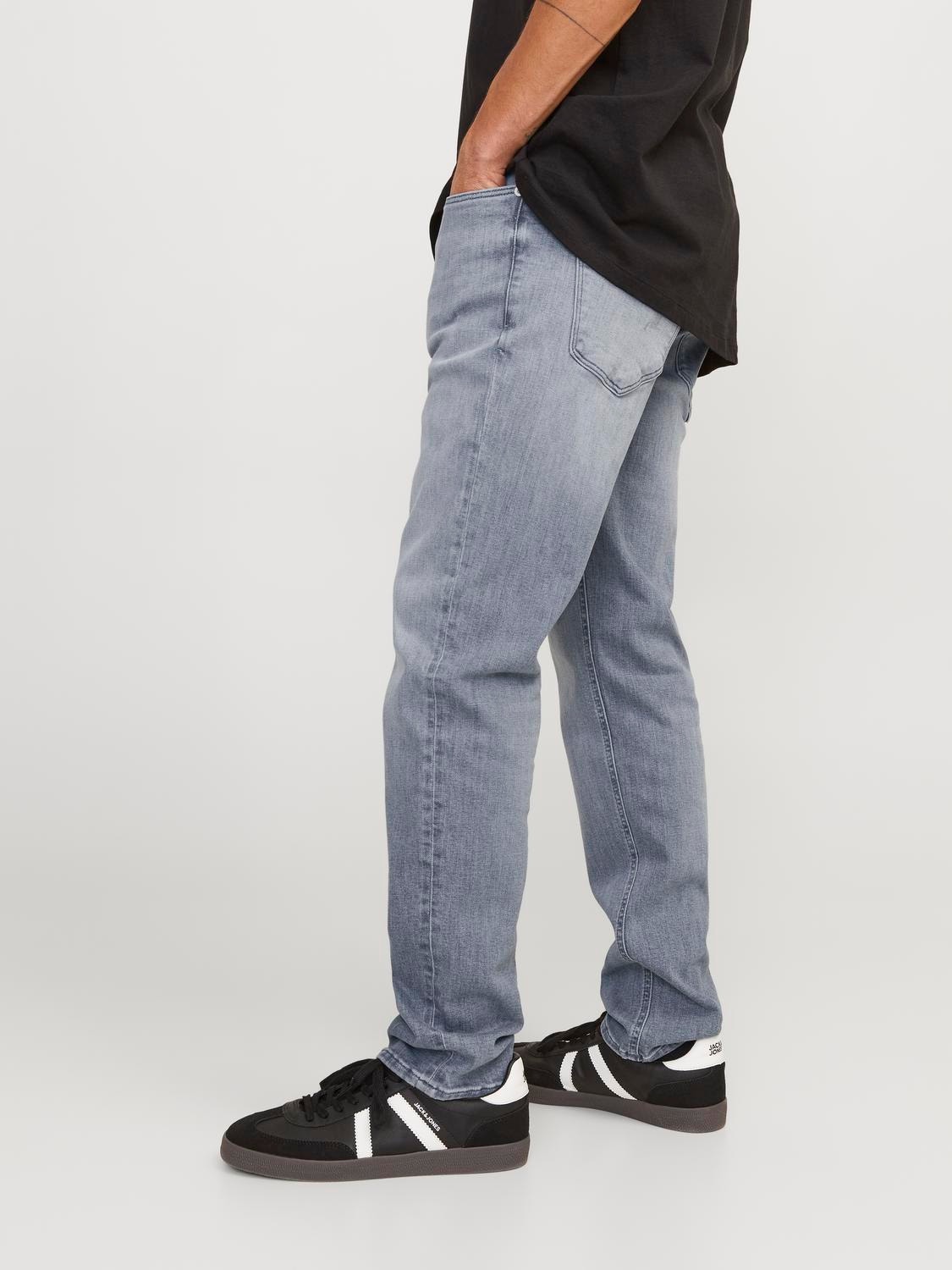 Jack & Jones Regular Fit Mid rise Jeans -Grey Denim - 12253492