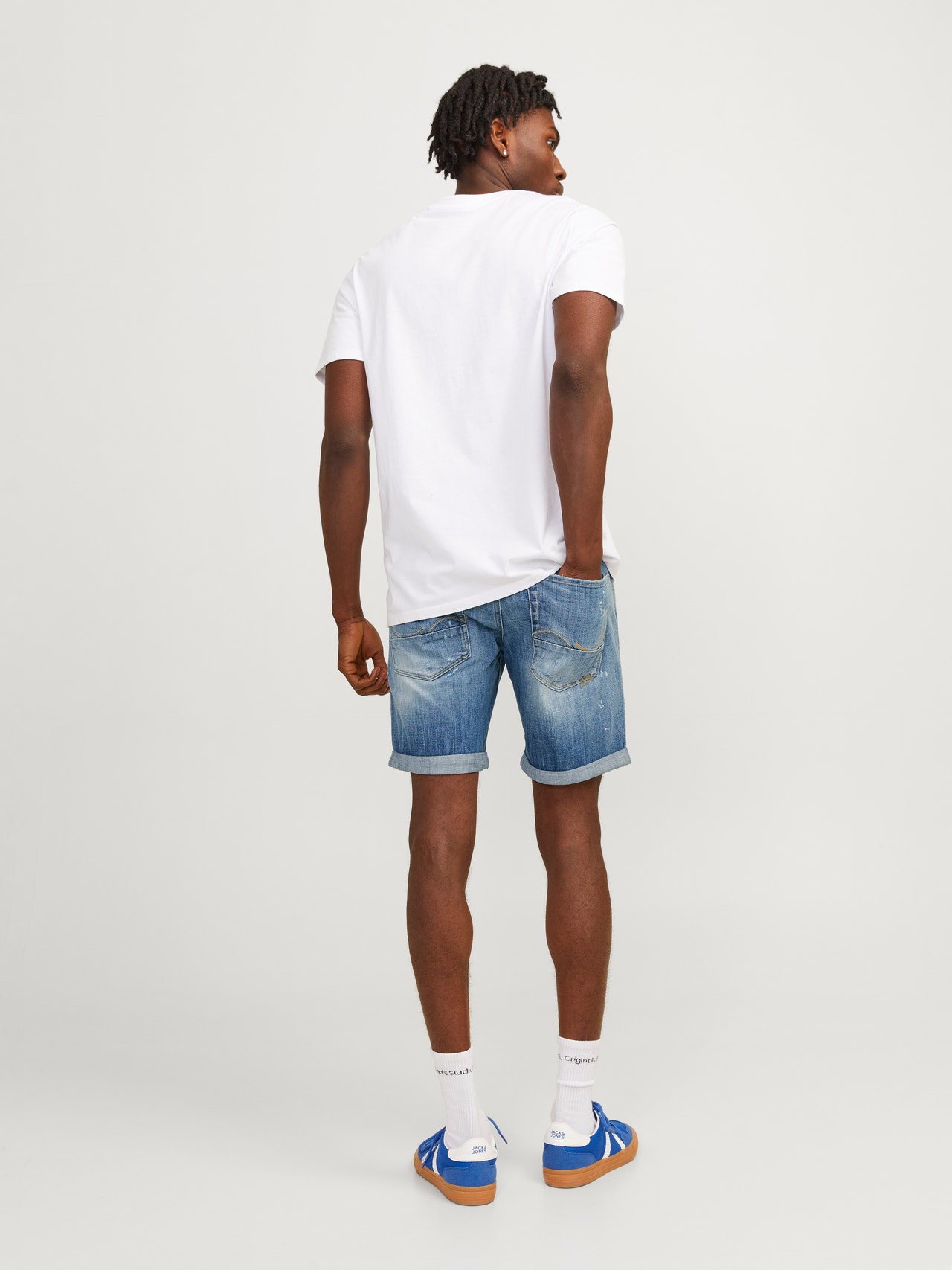 Jack & Jones Slim Fit Denim shorts -Blue Denim - 12253493
