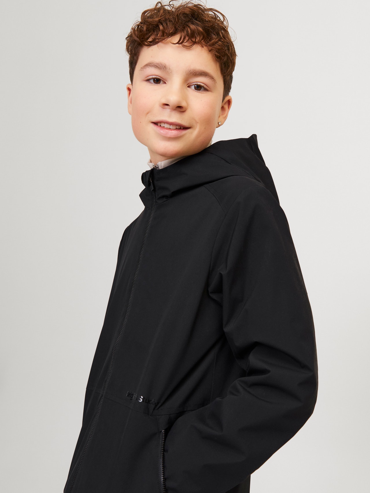 Boys Softshell Jacket Softshelljakke Til drenge | Sort | Jack & Jones®