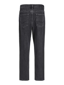 Jack & Jones JJICHRIS JJIORIGINAL SQ 955 Relaxed Fit Jeans Voor jongens -Black Denim - 12253506