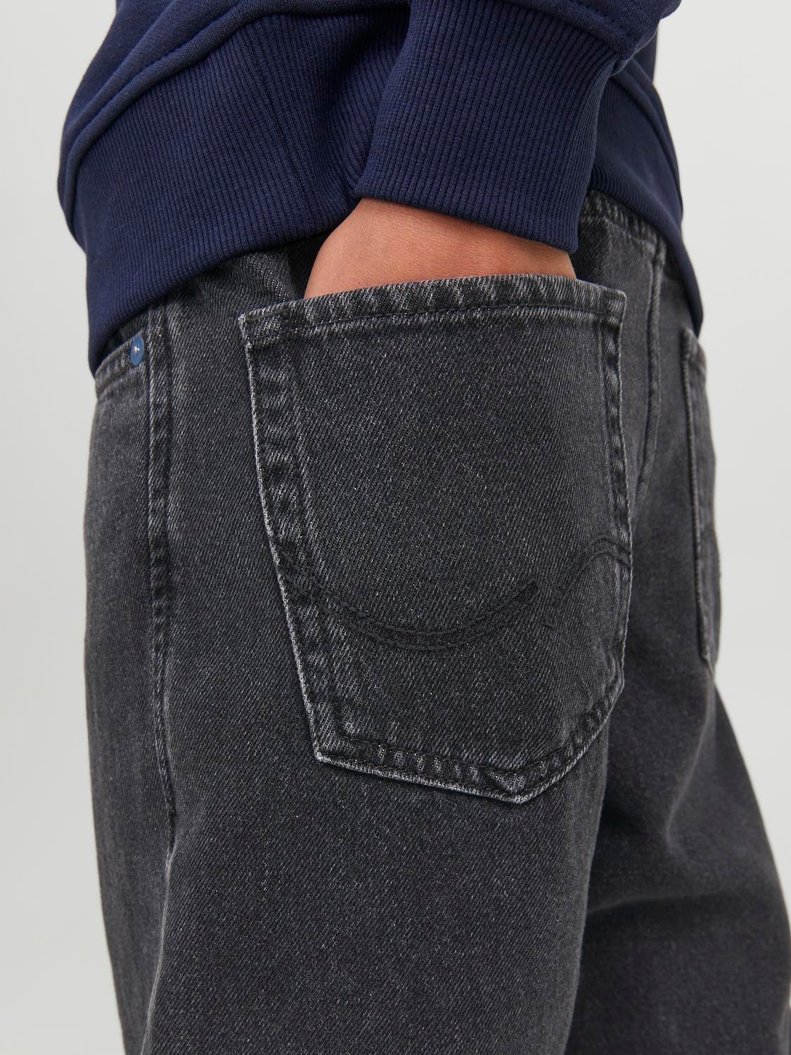 Jack & Jones JJICHRIS JJIORIGINAL SQ 955 Relaxed Fit Jeans Para chicos -Black Denim - 12253506