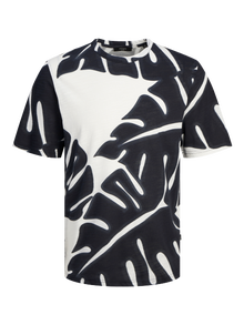 Jack & Jones All-Over Print T-shirts -Snow White - 12253552