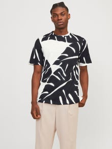 Jack & Jones All-Over Print T-shirts -Snow White - 12253552