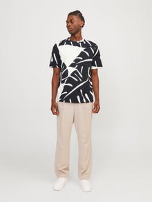 Jack & Jones All-Over Print T-shirts -Snow White - 12253552