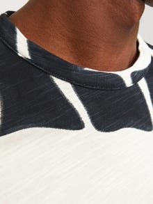 Jack & Jones All-Over Print T-shirts -Snow White - 12253552