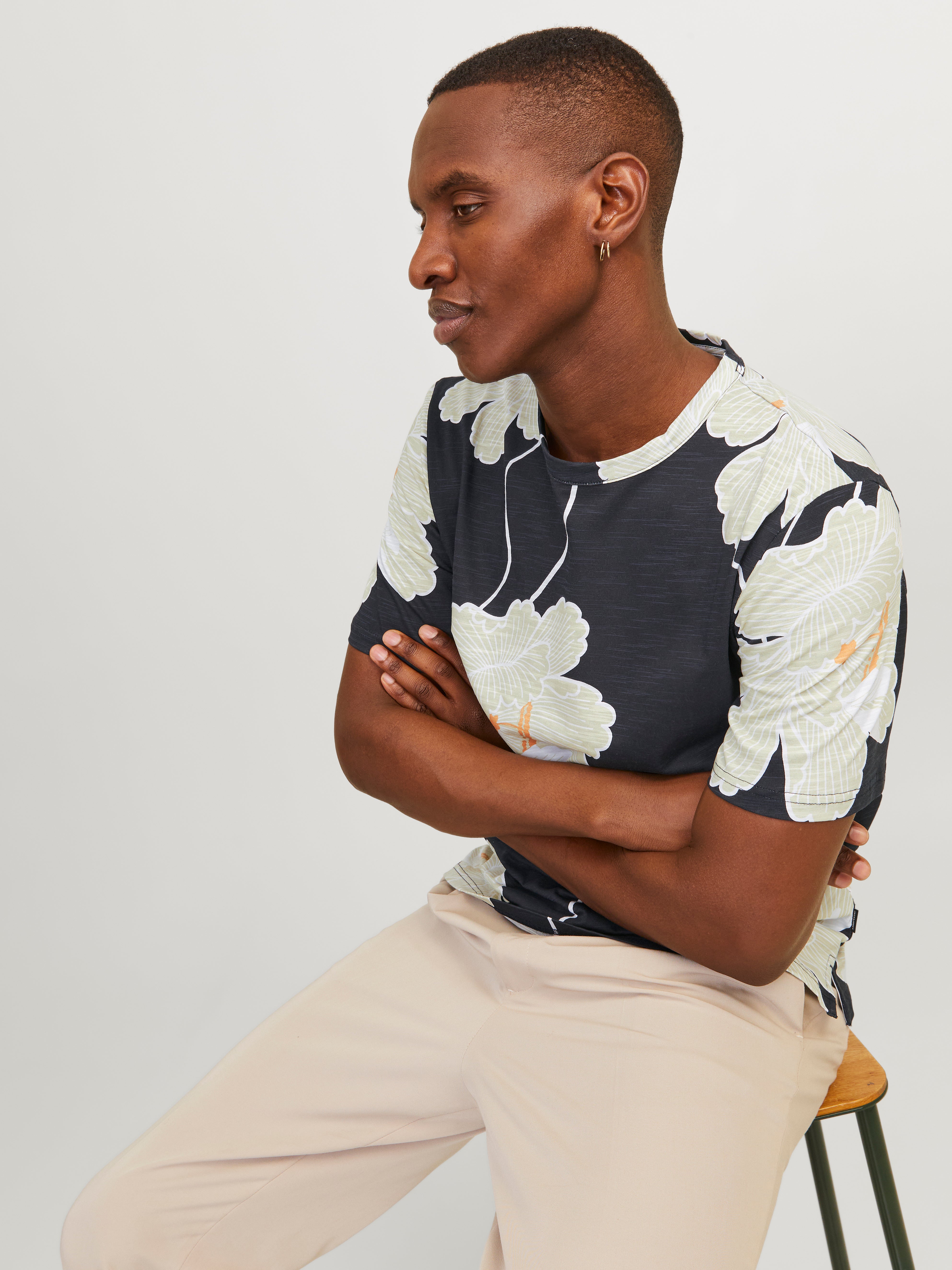 Jack & Jones All Over Print Crew neck T-shirt - 12253552