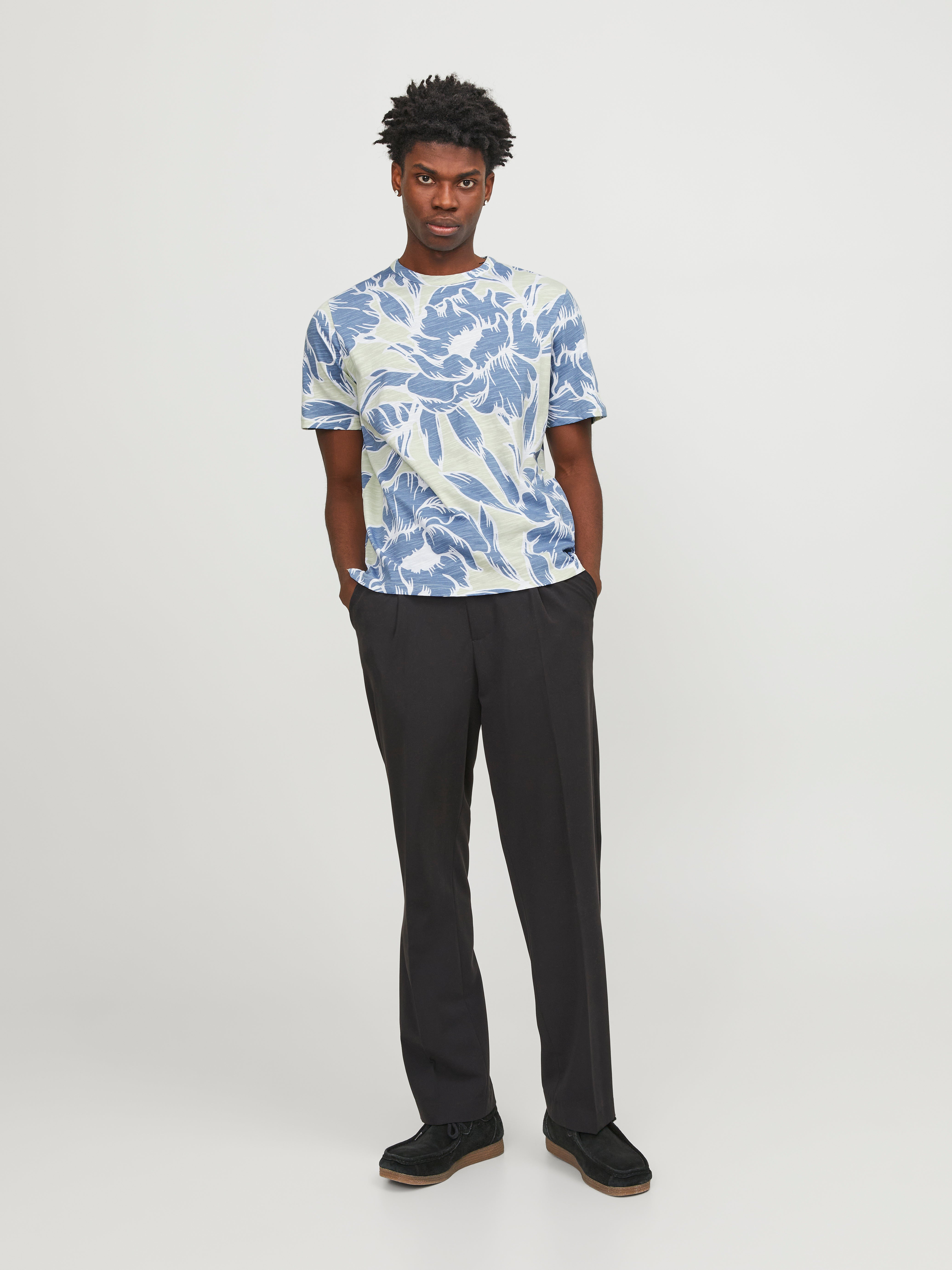 30% Rabatt auf All Over Print Rundhals T-shirt | Jack & Jones® 