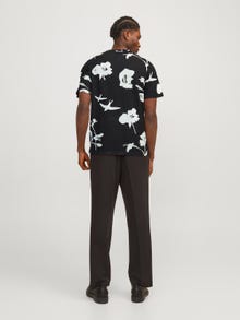 Jack & Jones Camiseta All Over Print Cuello redondo -Black Onyx - 12253552