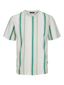 Jack & Jones All Over Print Ronde hals T-shirt -Green Tint - 12253552