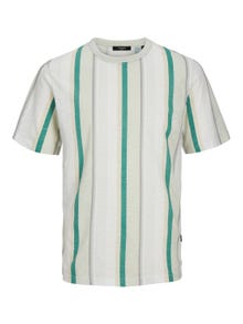 Jack & Jones Kõik-üle trükk Ümmargune kaelus T-särk -Green Tint - 12253552