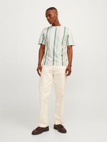 Jack & Jones Kõik-üle trükk Ümmargune kaelus T-särk -Green Tint - 12253552