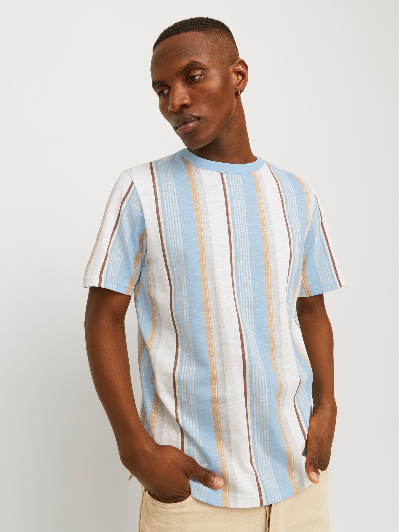 Jack & Jones T-shirt All Over Print Col rond -Dutch Canal - 12253552