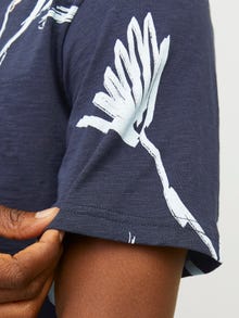 Jack & Jones Camiseta All Over Print Cuello redondo -Navy Blazer - 12253552