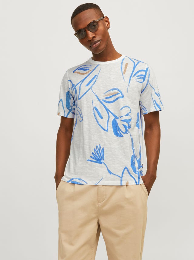 Jack & Jones All Over Print Crew neck T-shirt - 12253552