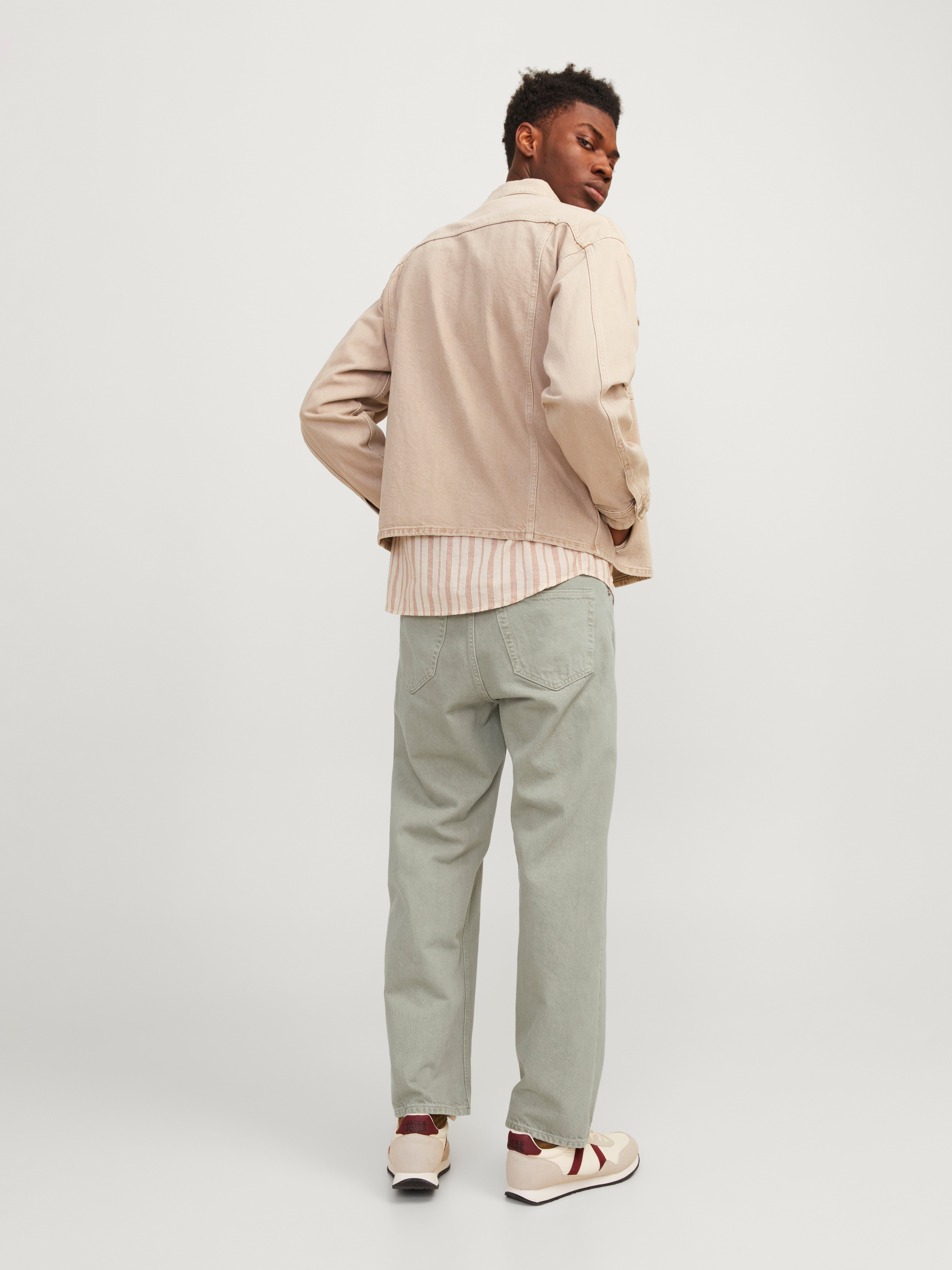 Jack & Jones JJIEDDIE JJCOOPER AM 469 Loose fit jeans -Sage - 12253572