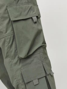 Jack & Jones Loose Fit Spodnie bojówki -Agave Green - 12253626