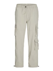 Jack & Jones Loose Fit Cargo trousers -Silver Cloud - 12253626