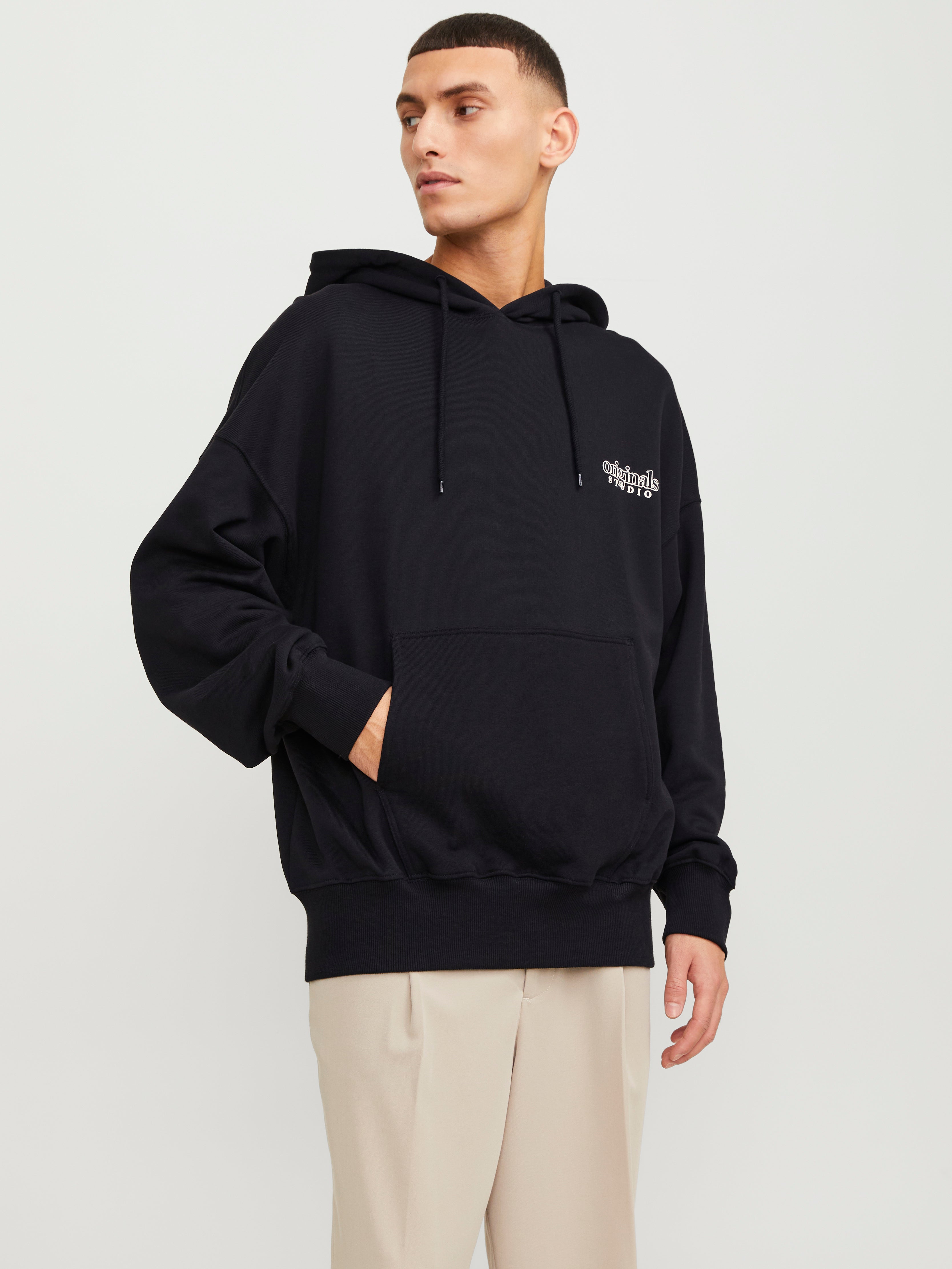 Jack & Jones Printed Hoodie - 12253632