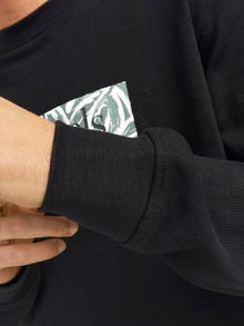 Jack & Jones Gedruckt Sweatshirt mit Rundhals -Black - 12253652