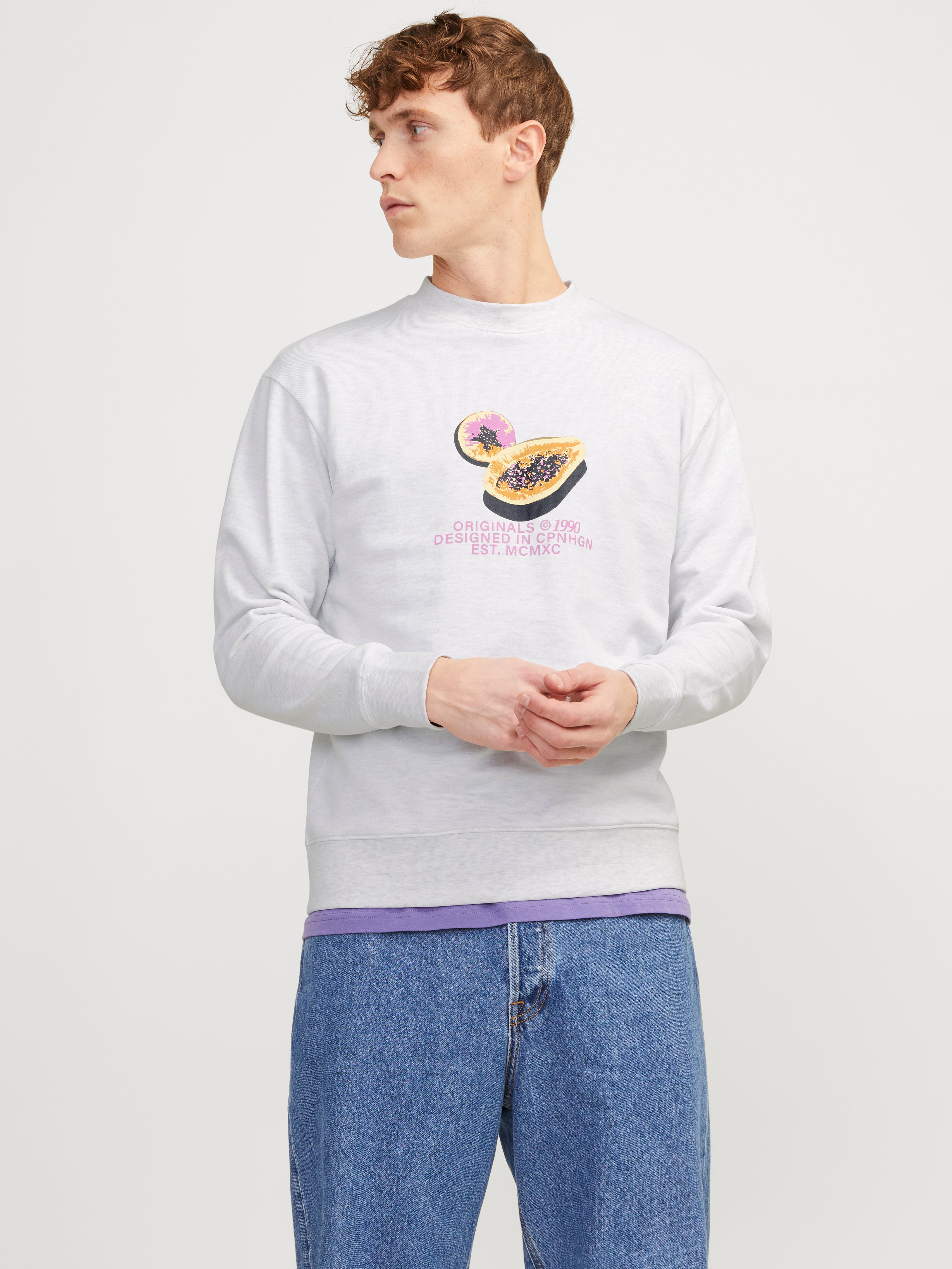 Gedruckt Sweatshirt