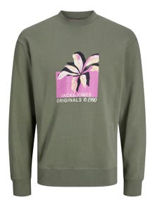 Jack & Jones Gedruckt Sweatshirt mit Rundhals -Laurel Wreath - 12253655