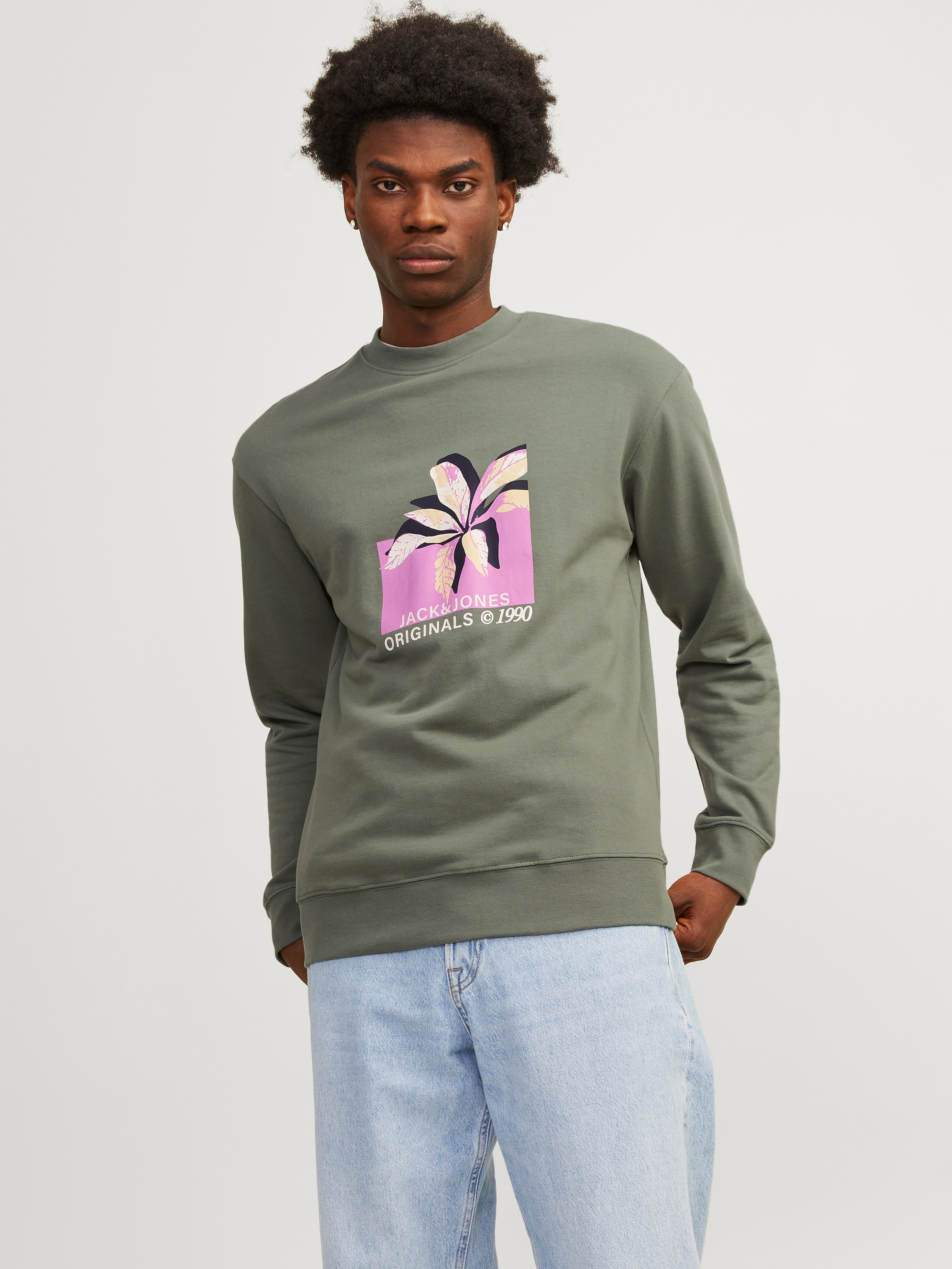 Gedruckt Sweatshirt