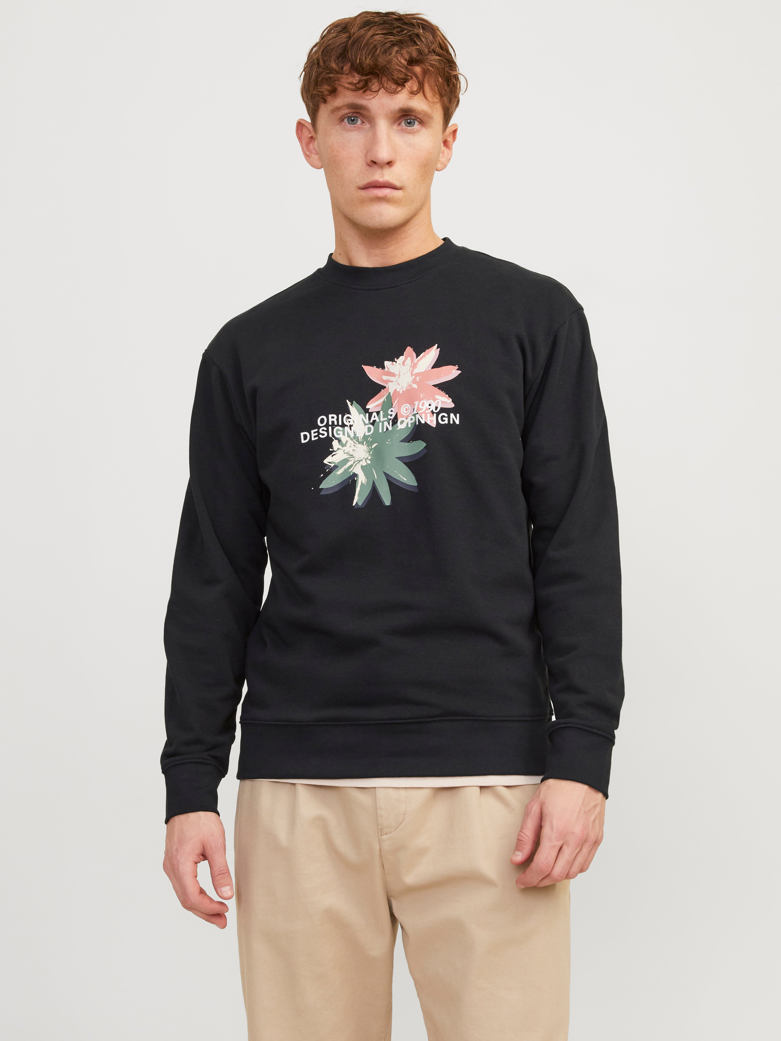 Gedruckt Sweatshirt