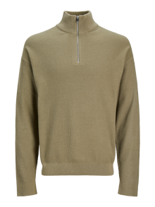 Jack & Jones Vienspalvis Pusės užtrauktuko šuoliui -Aloe - 12253684